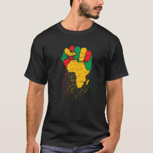 African Fist Black History Month Black Pride Afric T-Shirt