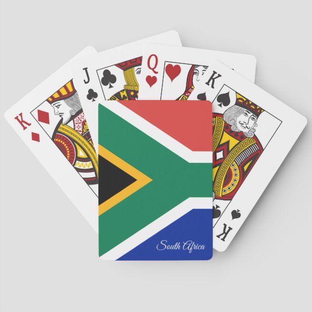 African Flag Games, South Africa Playing Cards (Back)
