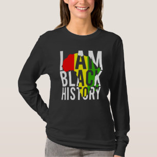 African Flag I Am Black History Black Men Women Pr T-Shirt
