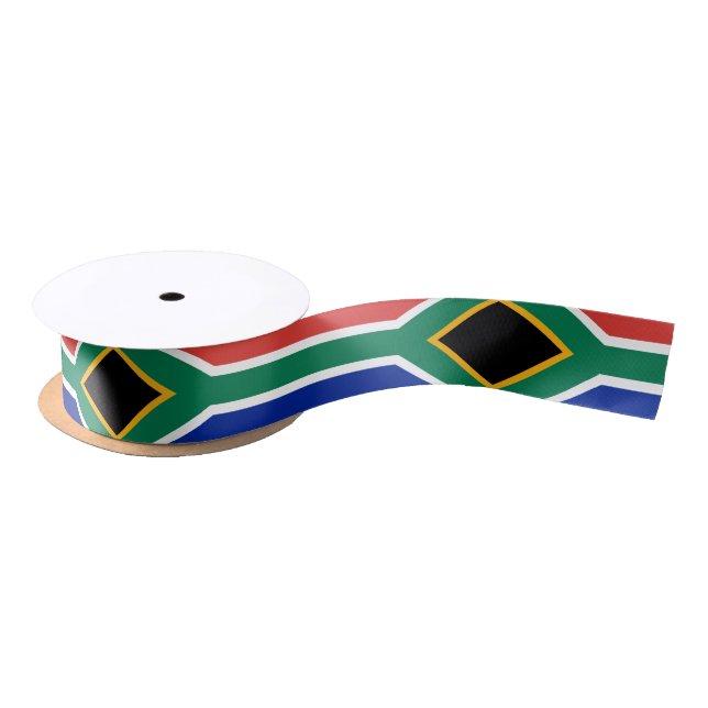 African Flag & South African travel, holiday/sport Satin Ribbon (Spool)