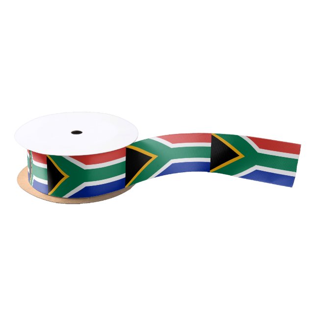 African Flag & South African travel, holiday/sport Satin Ribbon (Spool)