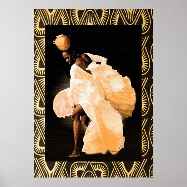 African Folk Dance Poster (Front)