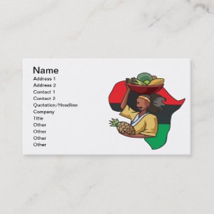 African Food Business Card