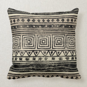 African Geometric Pattern Cushion