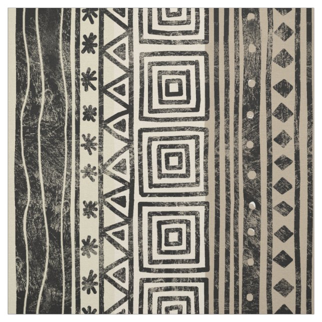 African Geometric Pattern Fabric (Swatch)