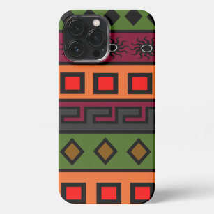 african geometric pattern iPhone 13 pro max case