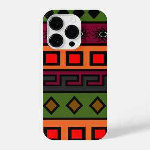 african geometric pattern iPhone 14 pro case
