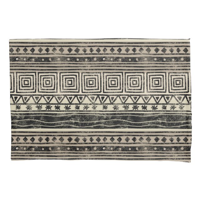 African Geometric Pattern Pillowcase (Front)