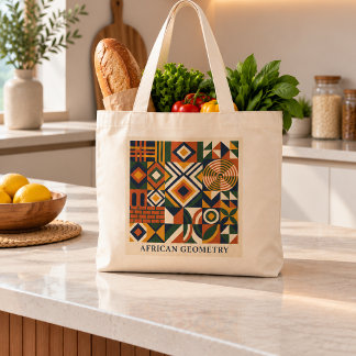 African Geometry Tote Bag