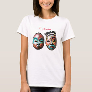 African Girl Face Masks Thunder_Cove  T-Shirt