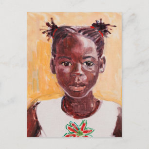 African Girl Postcard