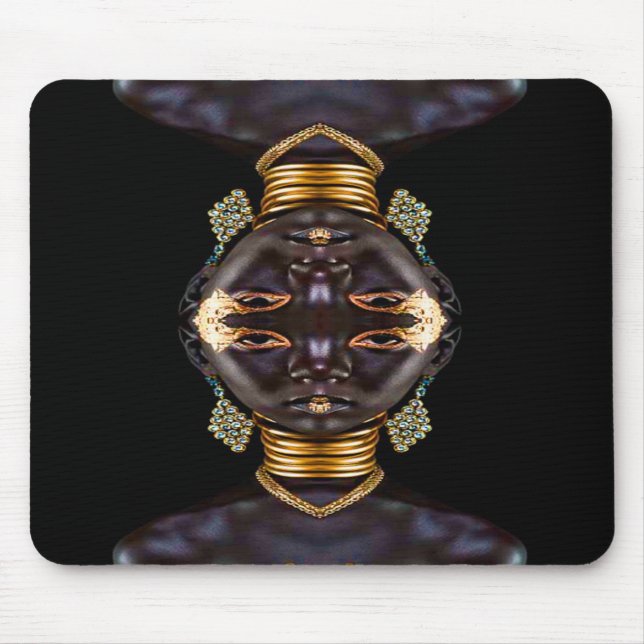 African Goddess Mouse Mat (Front)