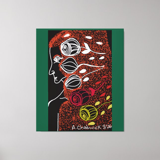African Goddess of Destiny Canvas Print (Front)