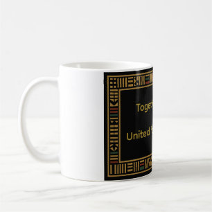 African Gold Kente Customisable Mug