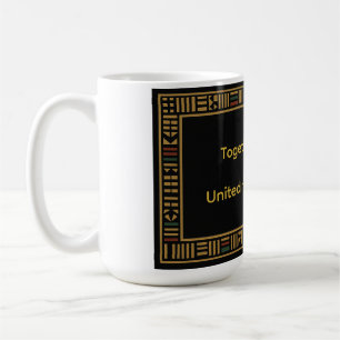African Gold Kente Customisable Mug