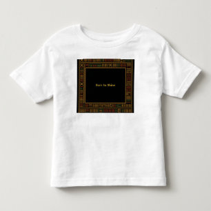African Gold Kente Toddler T-Shirt