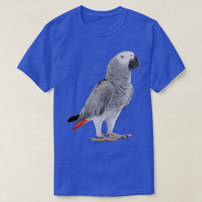 African Gray Parrot 23 T-Shirt (Design Front)
