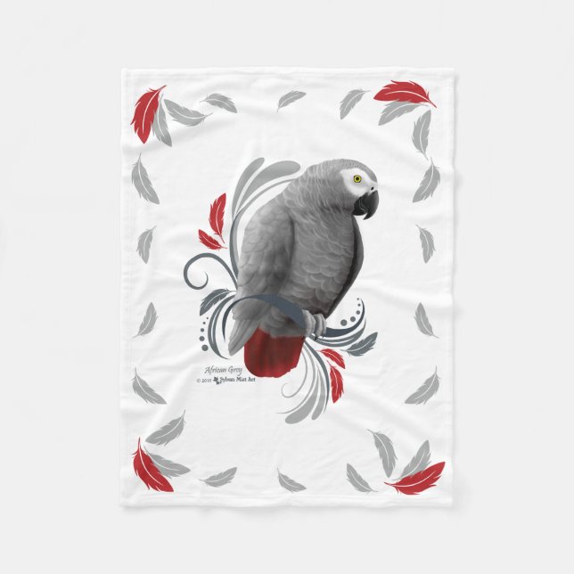 African Grey Blanket (Front)