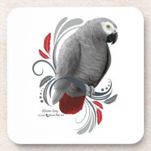 African Grey Coaster