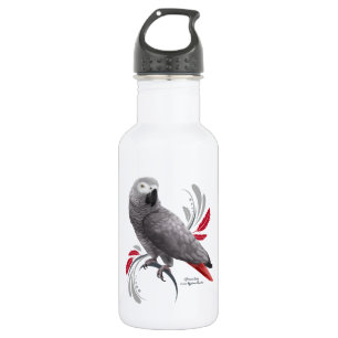 African Grey Parrot 532 Ml Water Bottle
