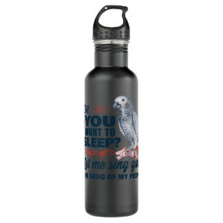 African grey parrot  710 ml water bottle