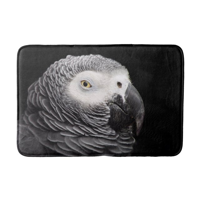 African Grey Parrot Bath Mat (Front)