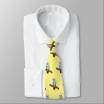 African grey parrot cartoon illustration  tie<br><div class="desc">African grey parrot cartoon illustration</div>