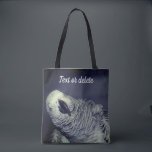 African Grey Parrot Cute Bird Personalised Tote Bag<br><div class="desc">Cute African grey parrot bird.  Animal photography by Susan.</div>