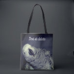 African Grey Parrot Cute Bird Personalised Tote Bag<br><div class="desc">Cute African grey parrot bird. Animal photography by Susan.</div>