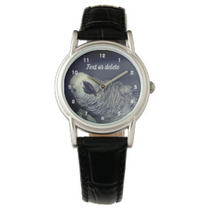 African Grey Parrot Cute Bird Personalised  Watch