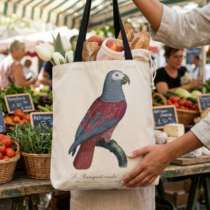 African Grey Parrot Red Factor Psittacus Erithacus Tote Bag