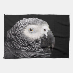 African Grey Parrot Tea Towel