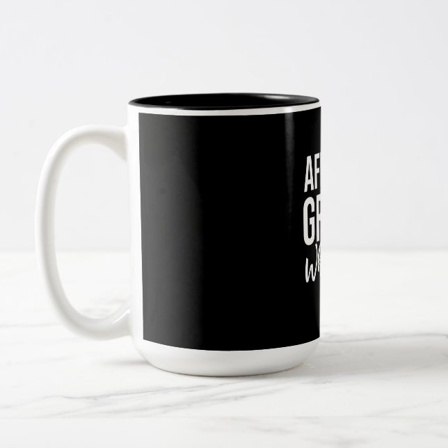 African Grey Parrot Whisperer Two-Tone Coffee Mug (Left)