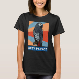 African Grey Parrots Biologist Ornithologist Birdw T-Shirt