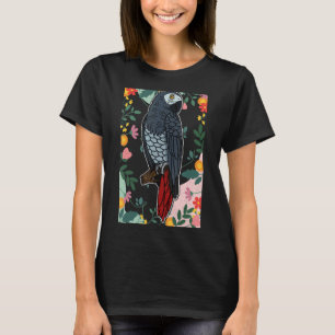 African Grey Parrots Biologist Ornithologist Birdw T-Shirt