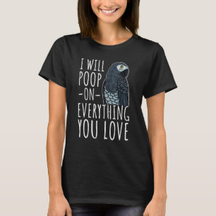 African Grey Parrots Biologist Ornithologist Birdw T-Shirt