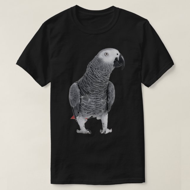 African Grey ParrotTShirt T-Shirt (Design Front)