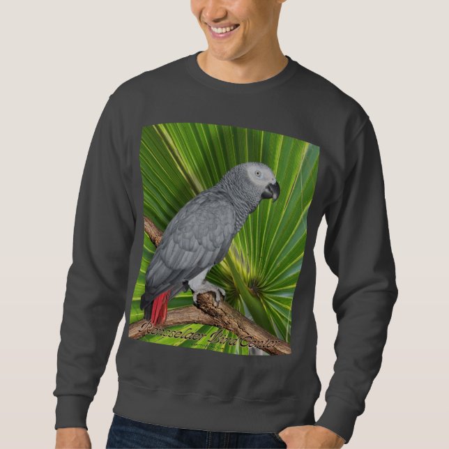 African Grey Sweatshirt (Front)