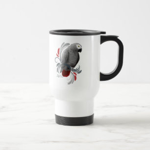 African Grey Travel Mug