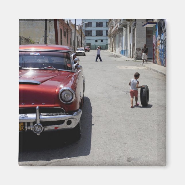 African Hamel district, Havana, Cuba, UNESCO Magnet (Front)