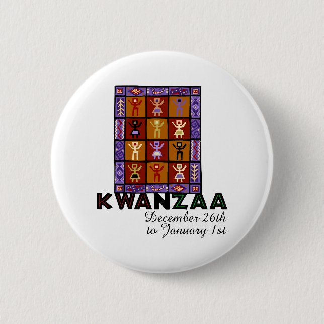 African Heritage 6 Cm Round Badge (Front)