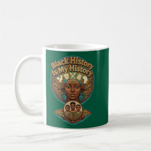 African Heritage Black History is My History Coffee Mug