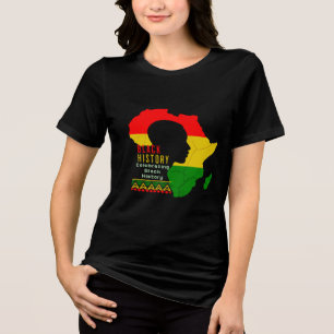 "African Heritage: Celebrating Black History Month Tri-Blend Shirt