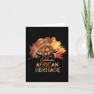 African Heritage Kwanzaa Black History Month Card