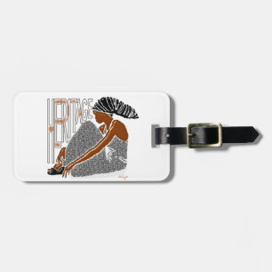 AFRICAN Heritage Luggage Tag