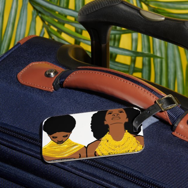 AFRICAN Heritage Luggage Tag (Front Insitu 3)