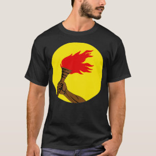 African History s Vintage ZAIRE Country Flag Symb T-Shirt