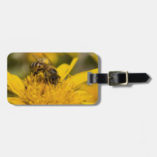 African Honey Bee With Pollen Sacs Feeding Luggage Tag