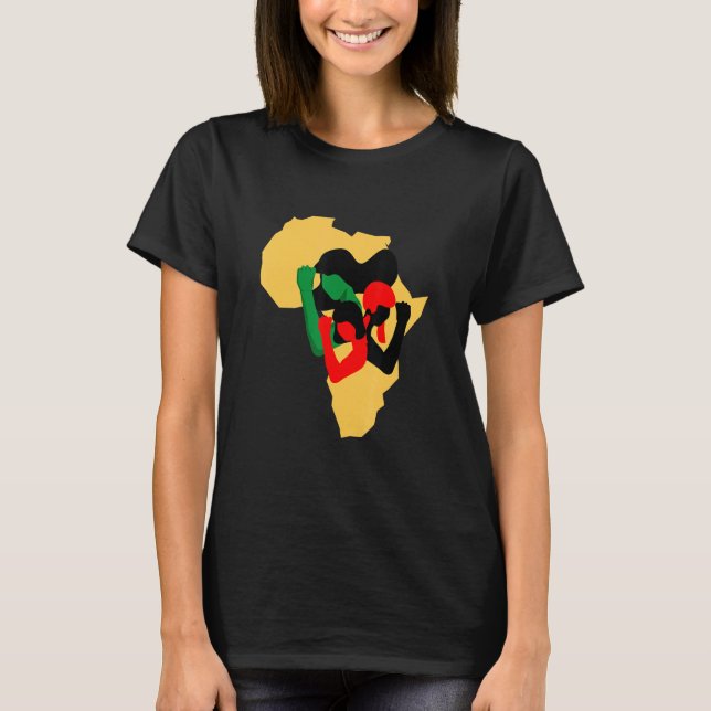 African Human Rights and Women Struggle T-Shirt (Front)