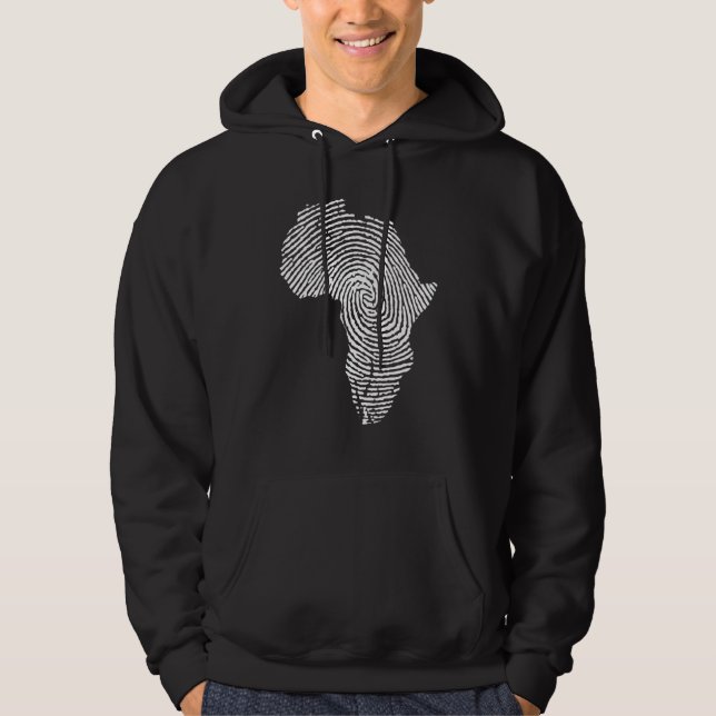 African Identity African American Pride Black Hist Hoodie (Front)